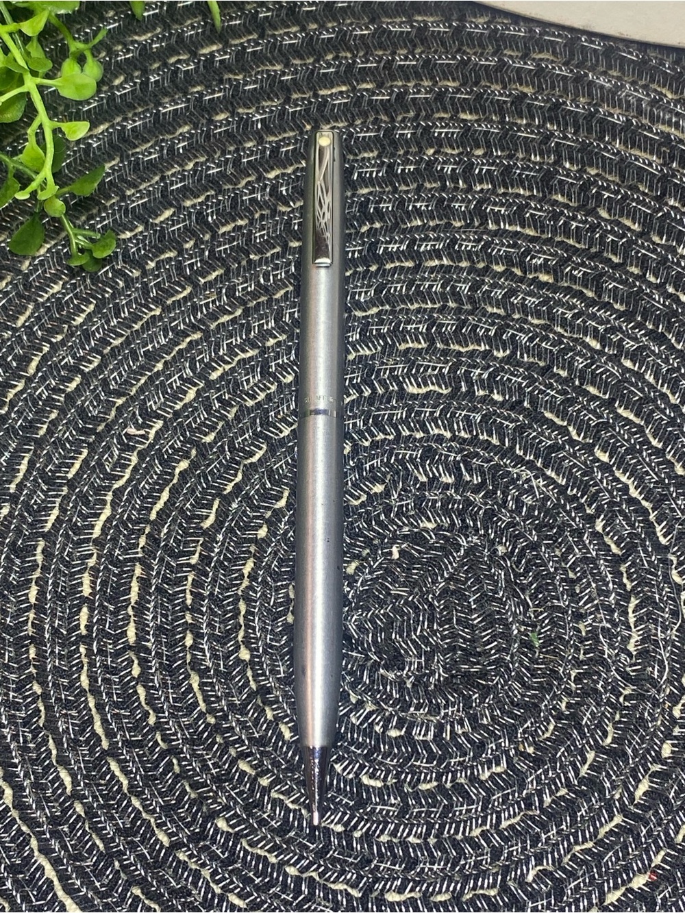 Vintage Sheaffer 444 Sleek Silver‎ Metal Mechanical Pencil